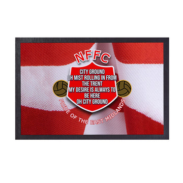 Nottingham City Ground Song   - Football Legends - Door Mat -60cm X 40cm