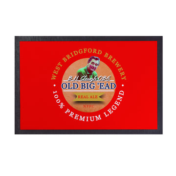 Nottingham Clough - Football Legends - Door Mat  - 60cm X 40cm