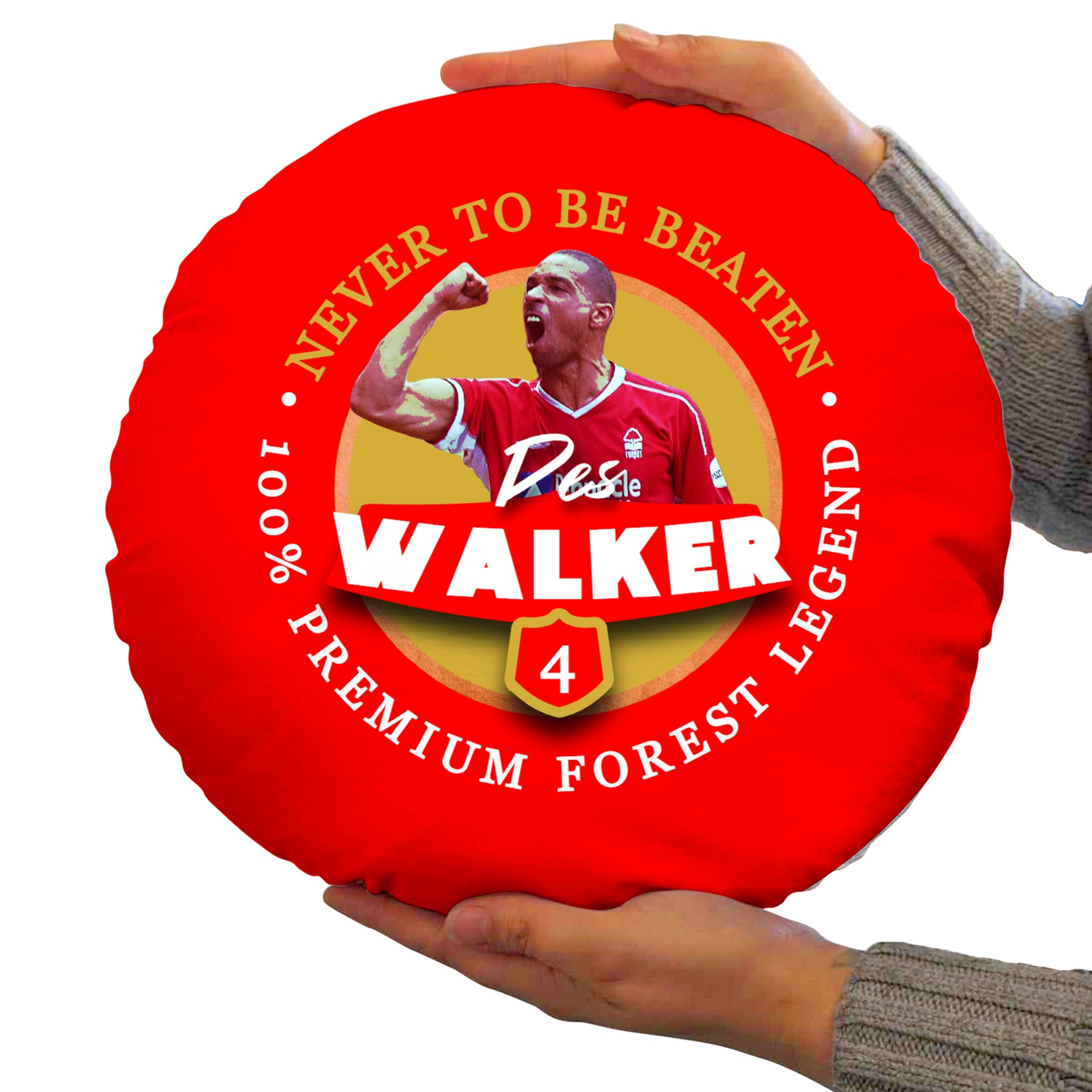 Nottingham Walker - Football Legends - Circle Cushion 14"