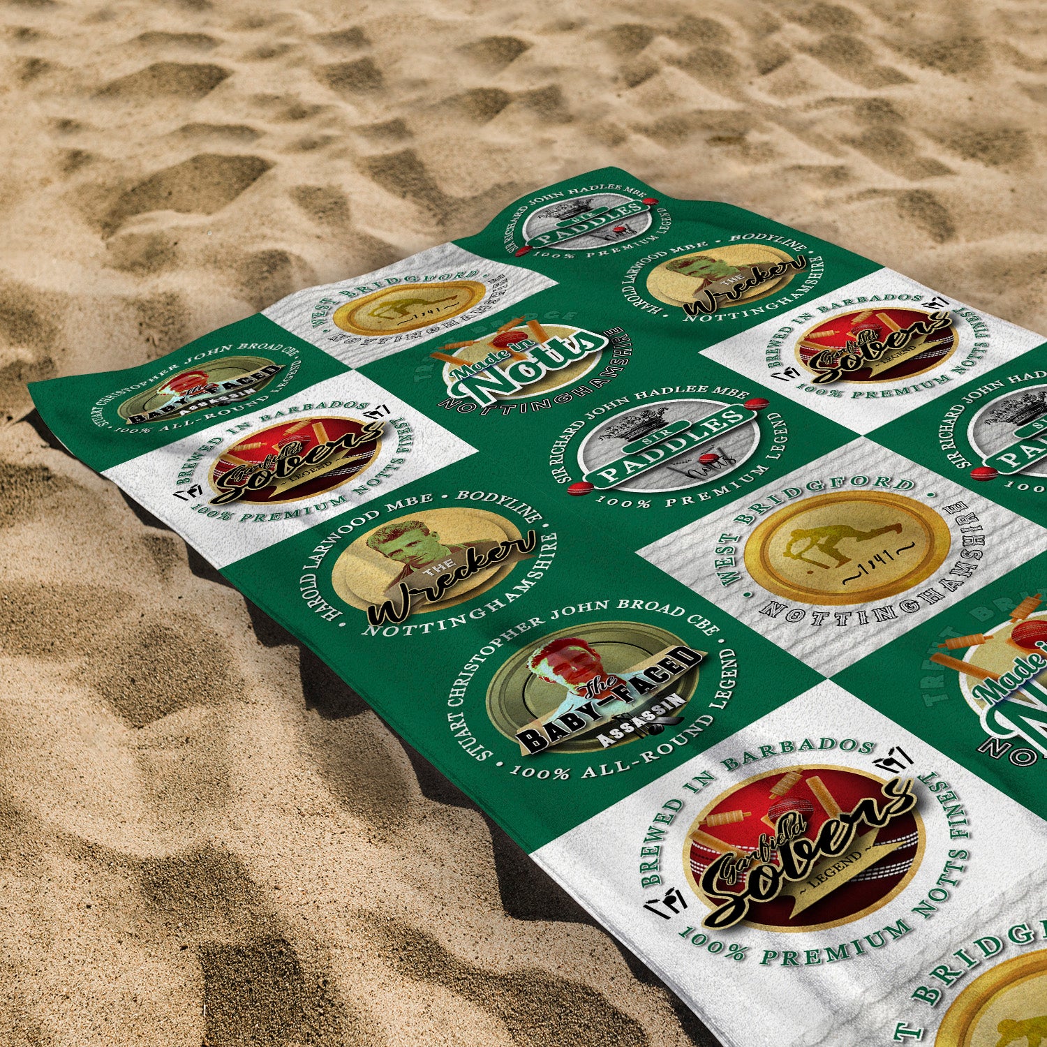 Nottinghamshire - Legend Collection - Beach Towel