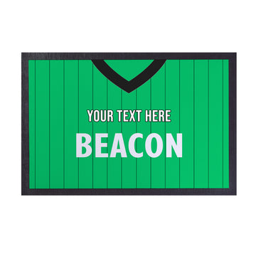 Plymouth 1983 Home Shirt - Personalised Retro Door Mat - 60cm x 40cm