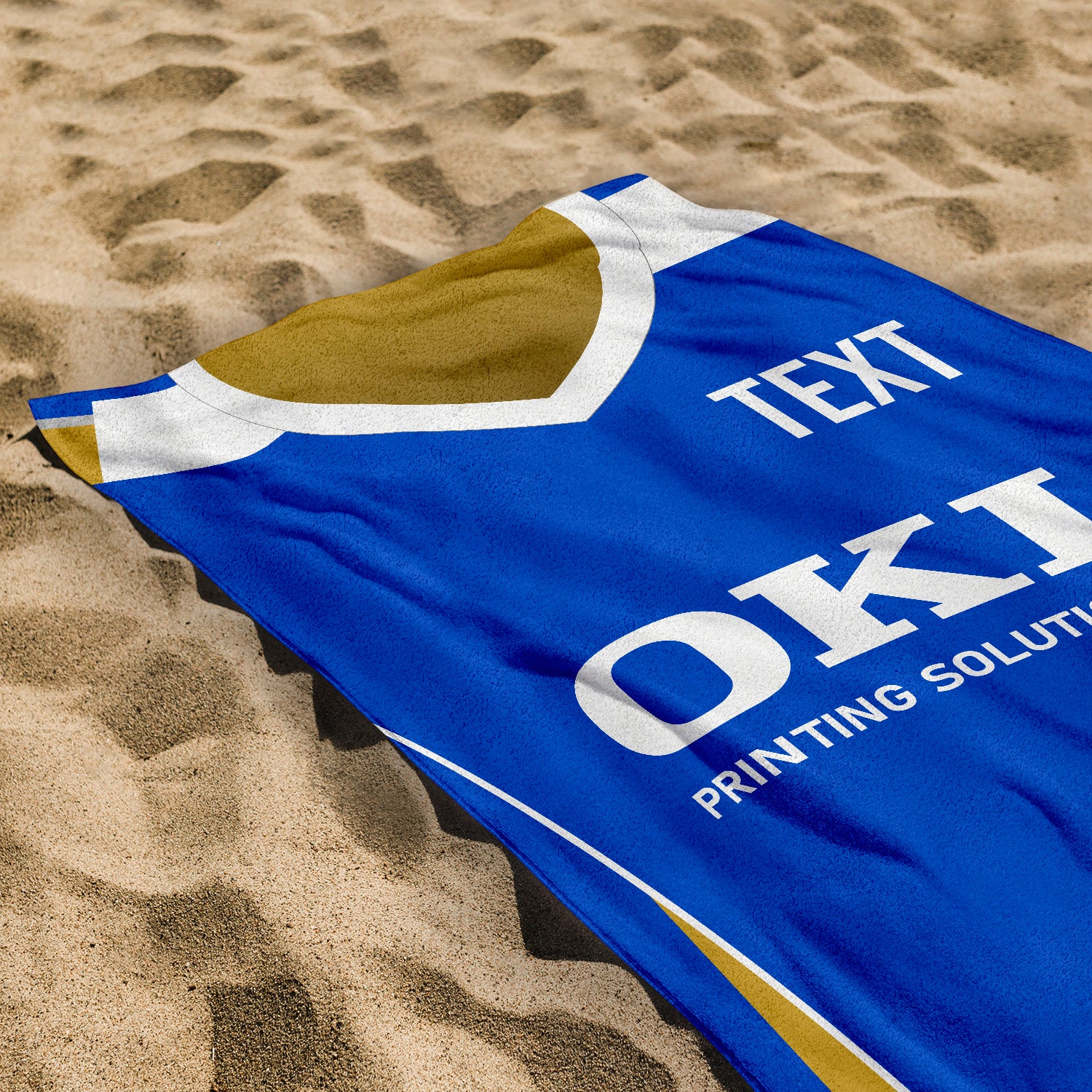 Portsmouth 2007 Home Shirt - Personalised Lightweight, Microfibre Retro Beach Towel - 150cm x 75cm