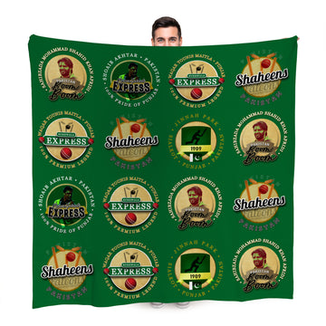 Pakistan Falcons Cricket - Legend Collection - Fleece Blanket 150cm X 150cm