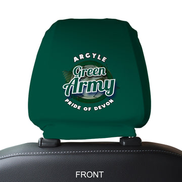 Plymouth Green Army - Football Legends - Headrest Cover