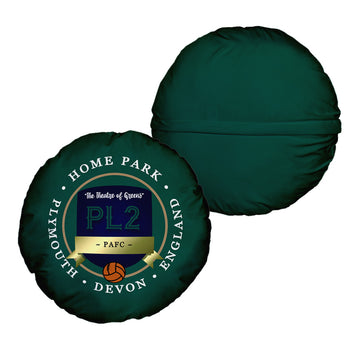 Plymouth Home Park - Football Legends - Circle Cushion 14