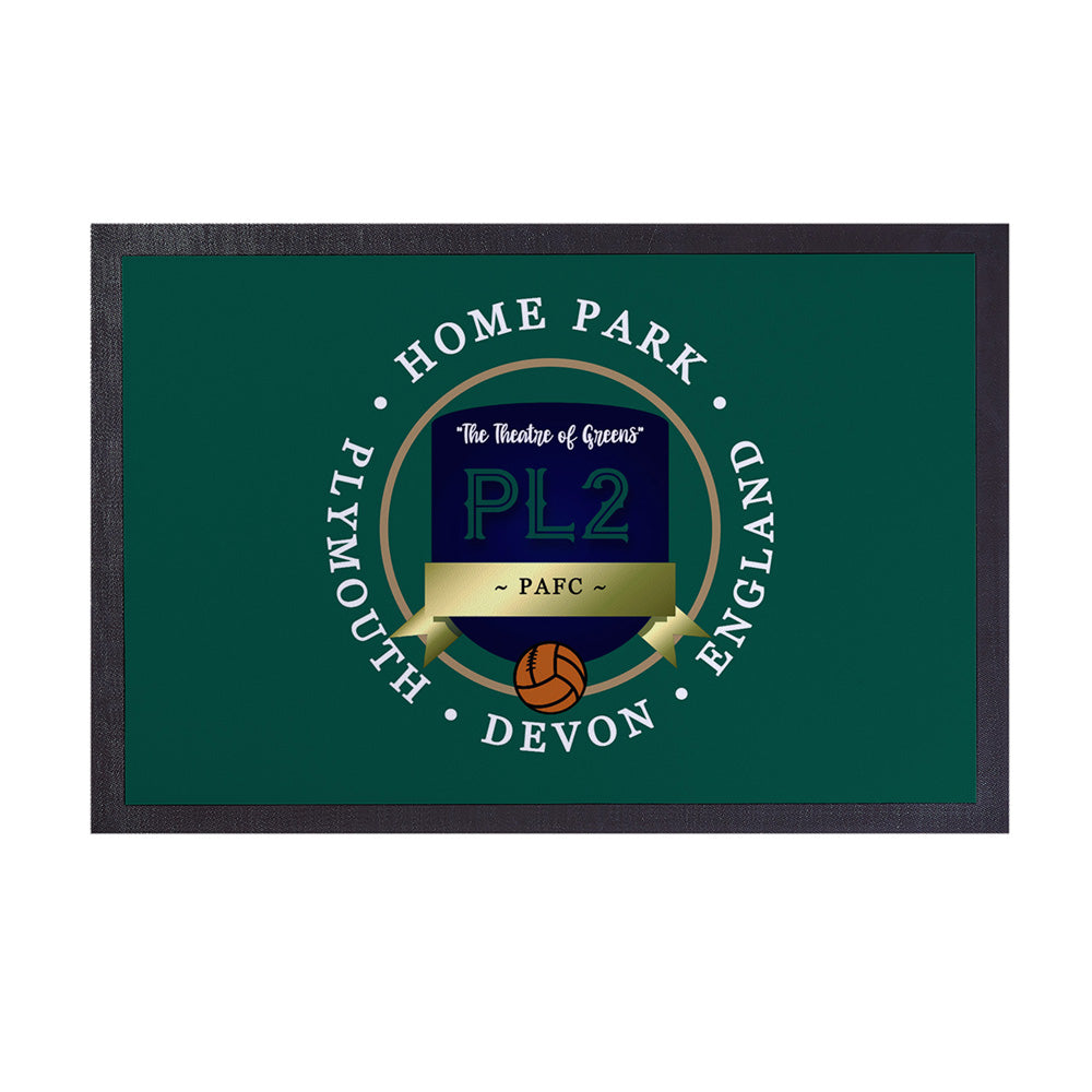 Plymouth Home Park  - Football Legends - Door Mat -60cm X 40cm