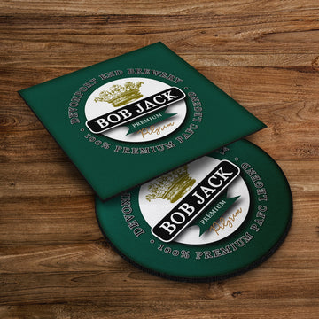 Plymouth Jack - Football Coaster - Square Or Circle