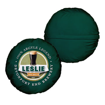 Plymouth Leslie - Football Legends - Circle Cushion 14