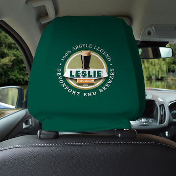 Plymouth Leslie - Football Legends - Headrest Cover