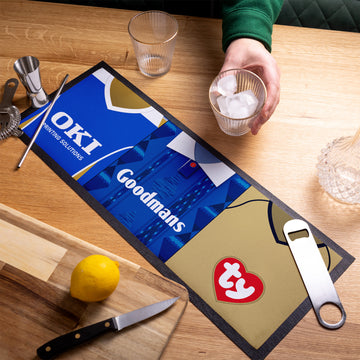 Portsmouth Retro Football Shirts - Personalised Bar Runner