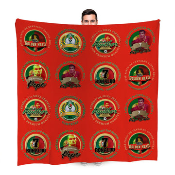 Portugal - Football Legends - Fleece Blanket 150cm X 150cm