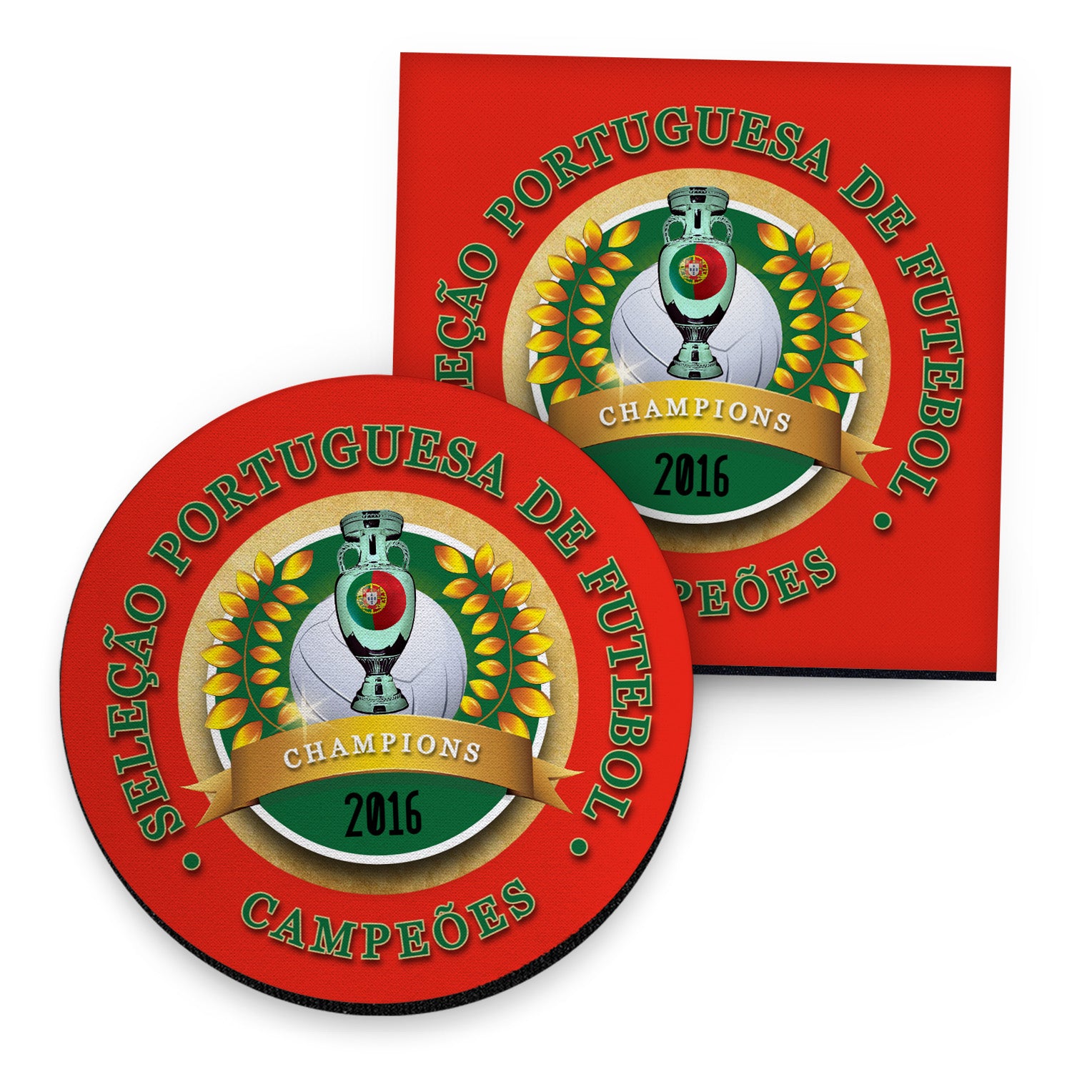 Portugal Euros - Coaster - Circle or Square