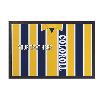 Preston 1994 Away Shirt - Personalised Retro Door Mat - 60cm x 40cm