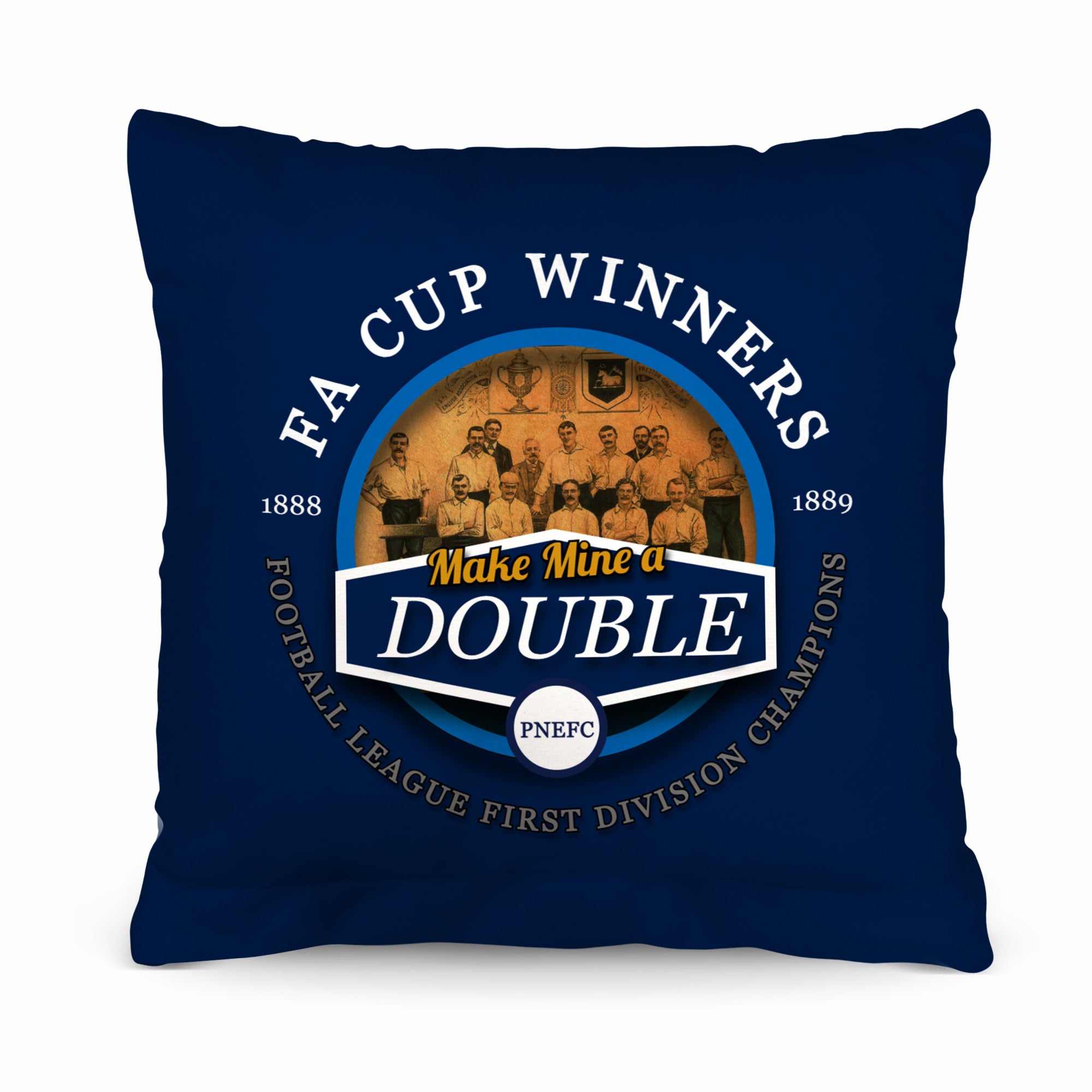 Preston Double - Football Legends - Cushion 10"