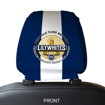 Preston Lilywhites - Football Legends - Headrest Cover