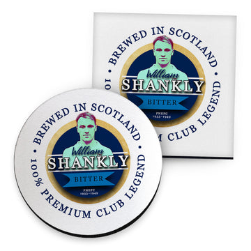 Preston Shankly - Football Coaster - Square Or Circle