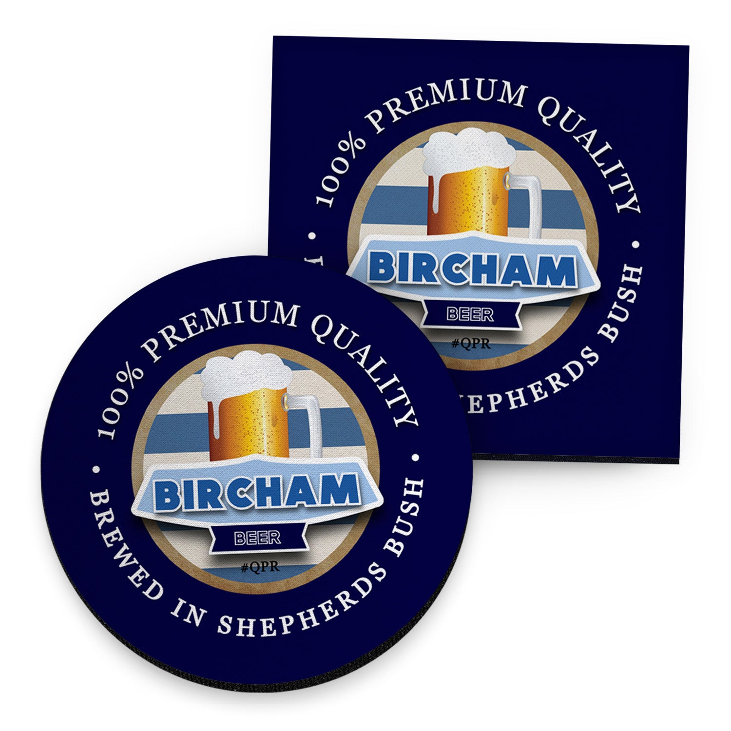 The Hoops Bircham - Football Coaster - Square Or Circle