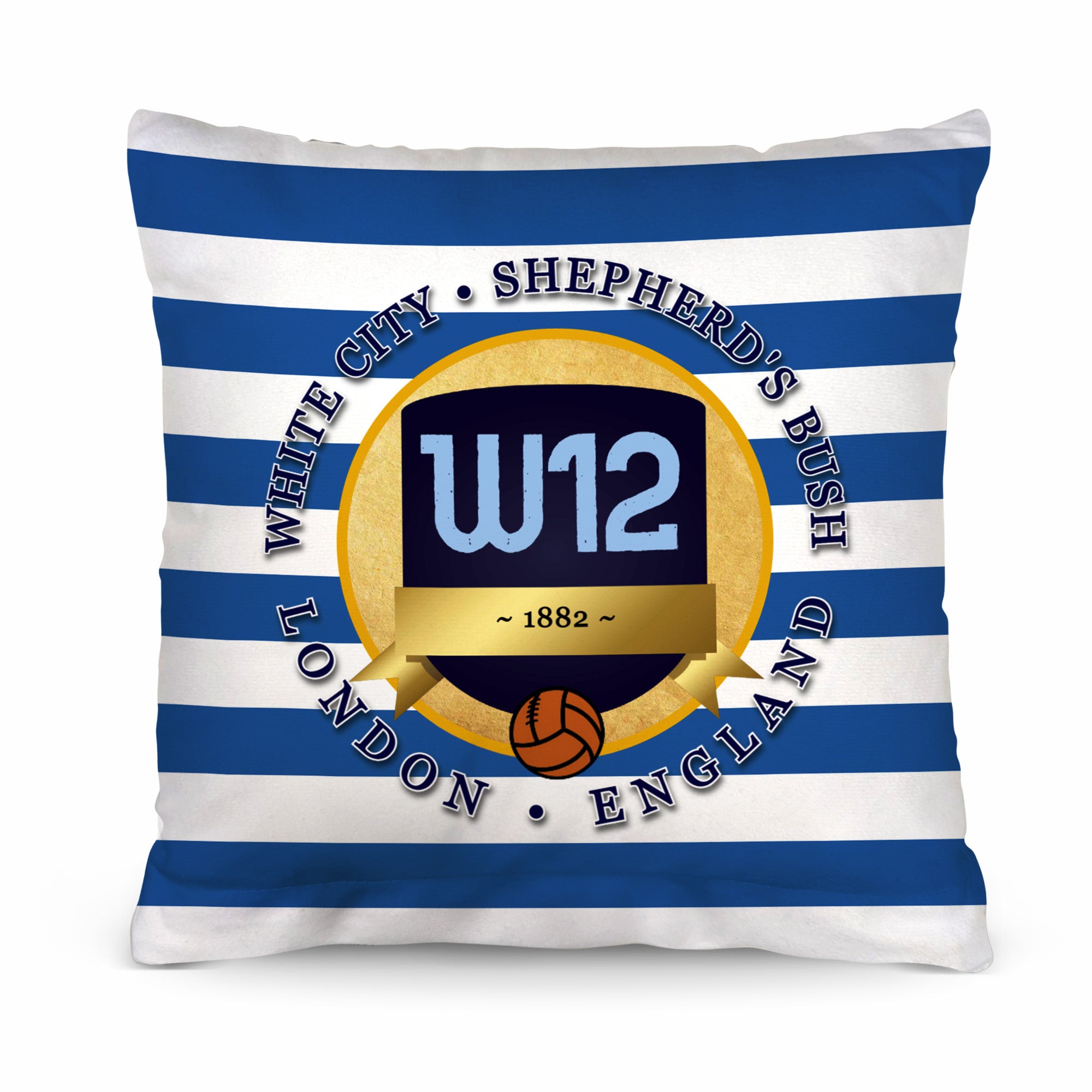 The Hoops W12 BMG_PRINT300 10inch Cushion V3 - Cushion - 10"