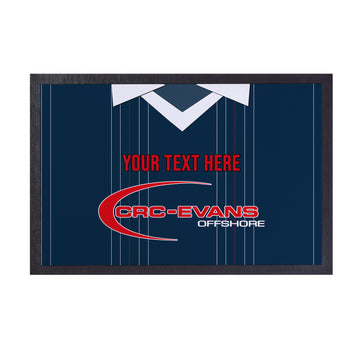 Ross County 2015 Home Shirt - Personalised Retro Door Mat - 60cm x 40cm