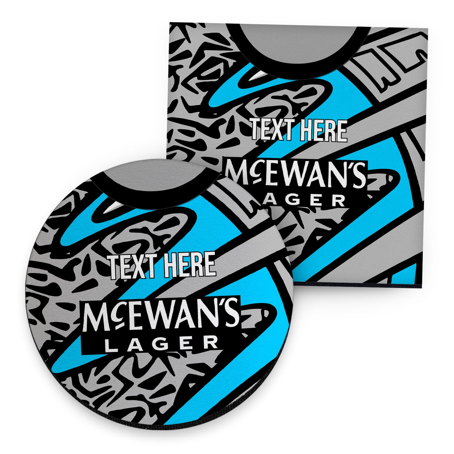 Glasgow Bears 1995 Goalkeeper Shirt - Personalised Drink Coaster - Square Or Circle