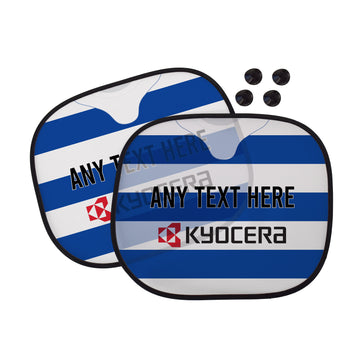 Reading 2006 Away Shirt - Personalised Retro Football Car Sun Shade - Set of 2