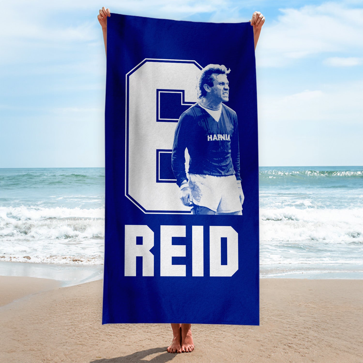 Merseyside Blues - Reid 6 - Beach Towel - 150cm x 75cm