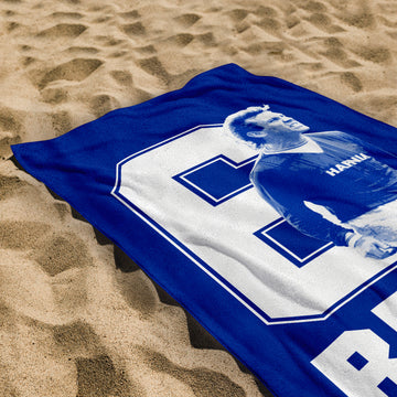 Merseyside Blues - Reid 6 - Beach Towel - 150cm x 75cm