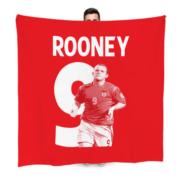 England - Rooney 9 - Fleece 150cm X 150cm