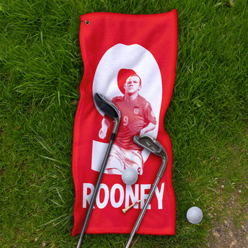 England - Rooney 9 - Golf Towel