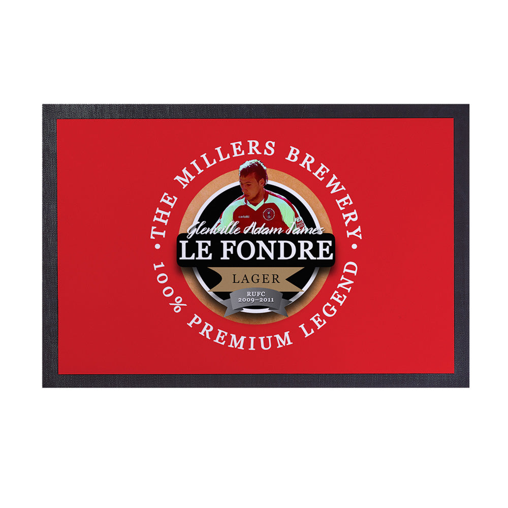 Rotherham Lefondre  - Football Legends - Door Mat -60cm X 40cm