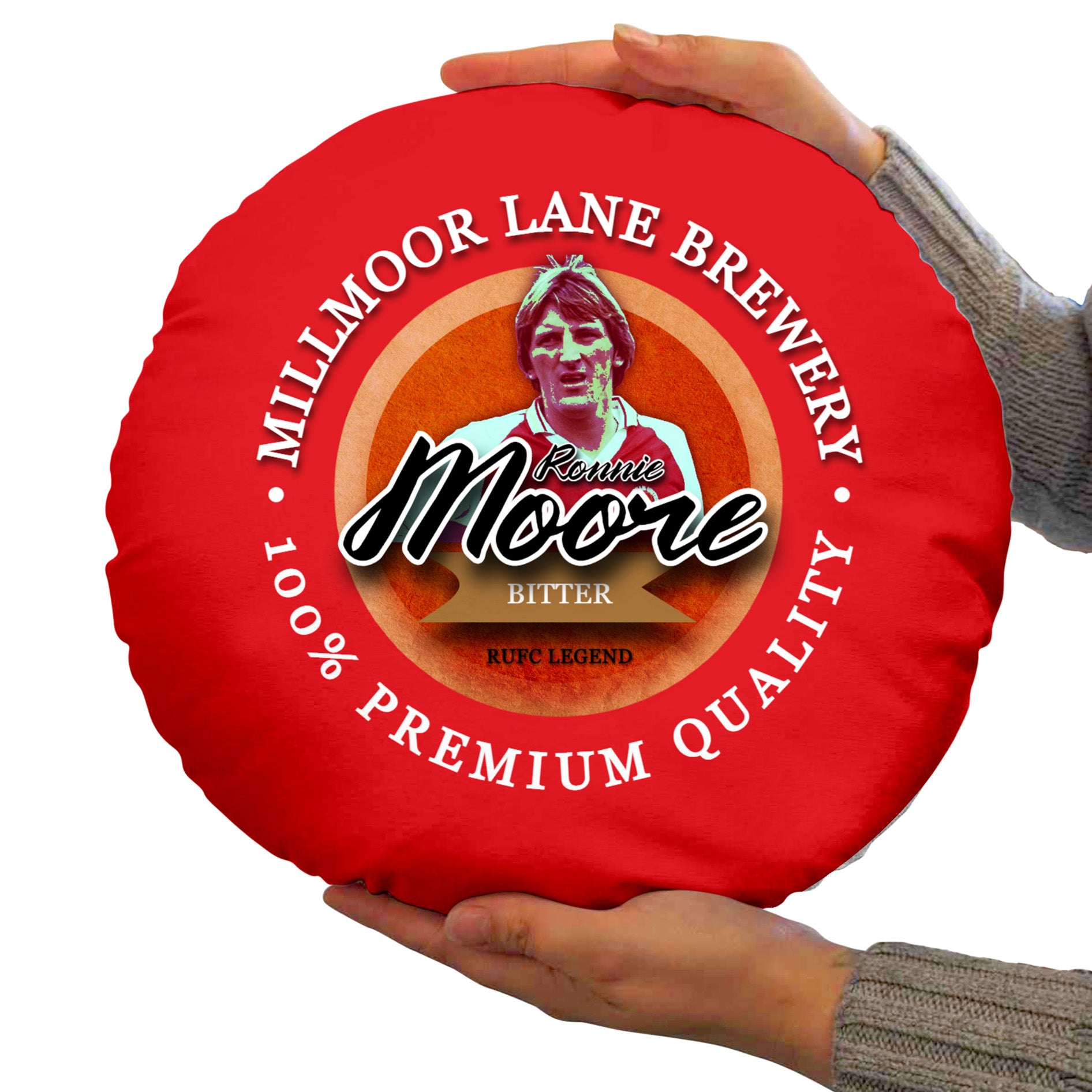 Rotherham Moore - Football Legends - Circle Cushion 14"