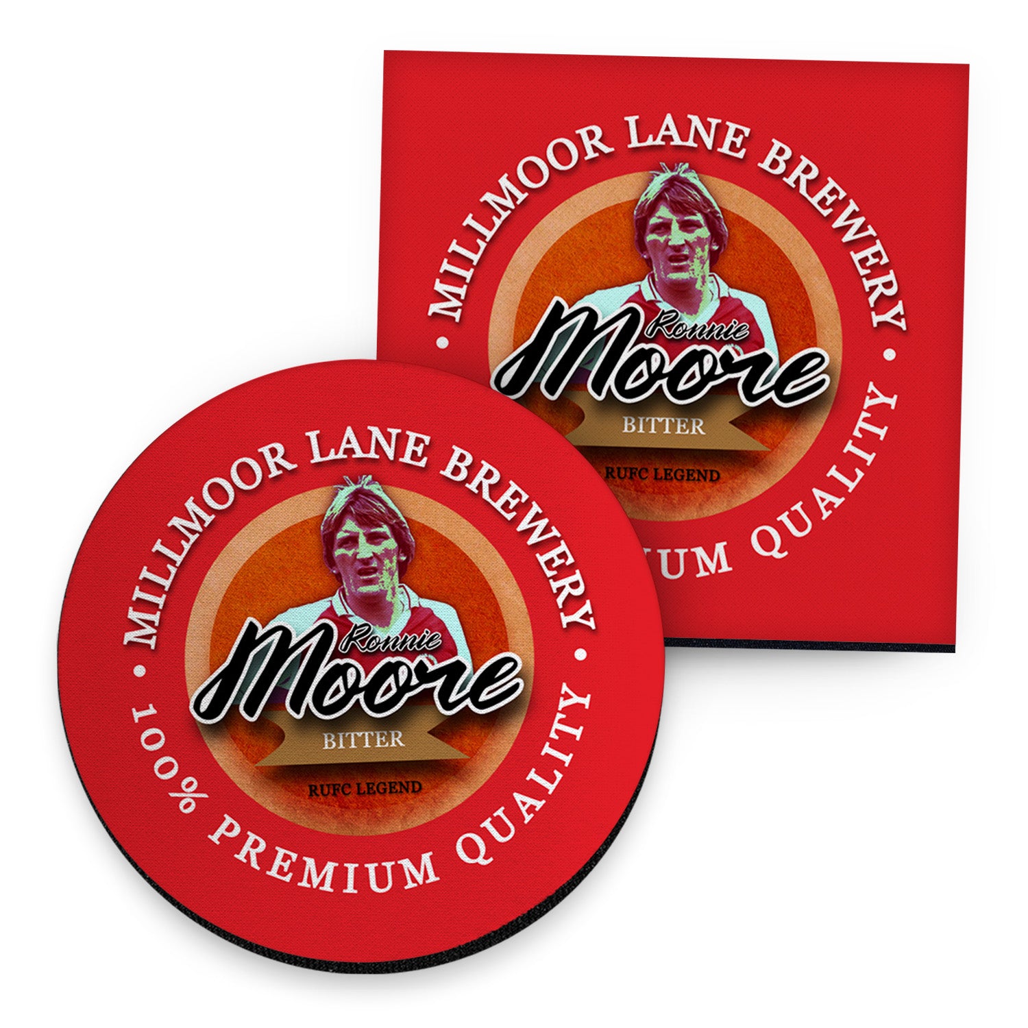 Rotherham Moore - Football Coaster - Square Or Circle