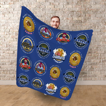 Samoa Rugby League - Legend Collection - Fleece Blanket 150cm X 150cm