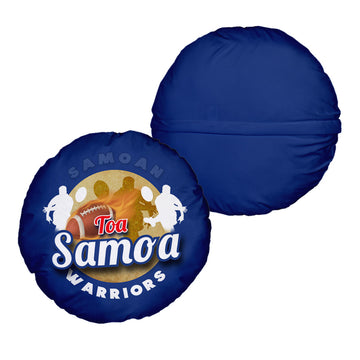 SAMOA Rugby League Warriors  - Legend Collection - Circle Cushion 14