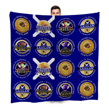 Scotland Rugby Union - Legend Collection - Fleece Blanket 150cm X 150cm