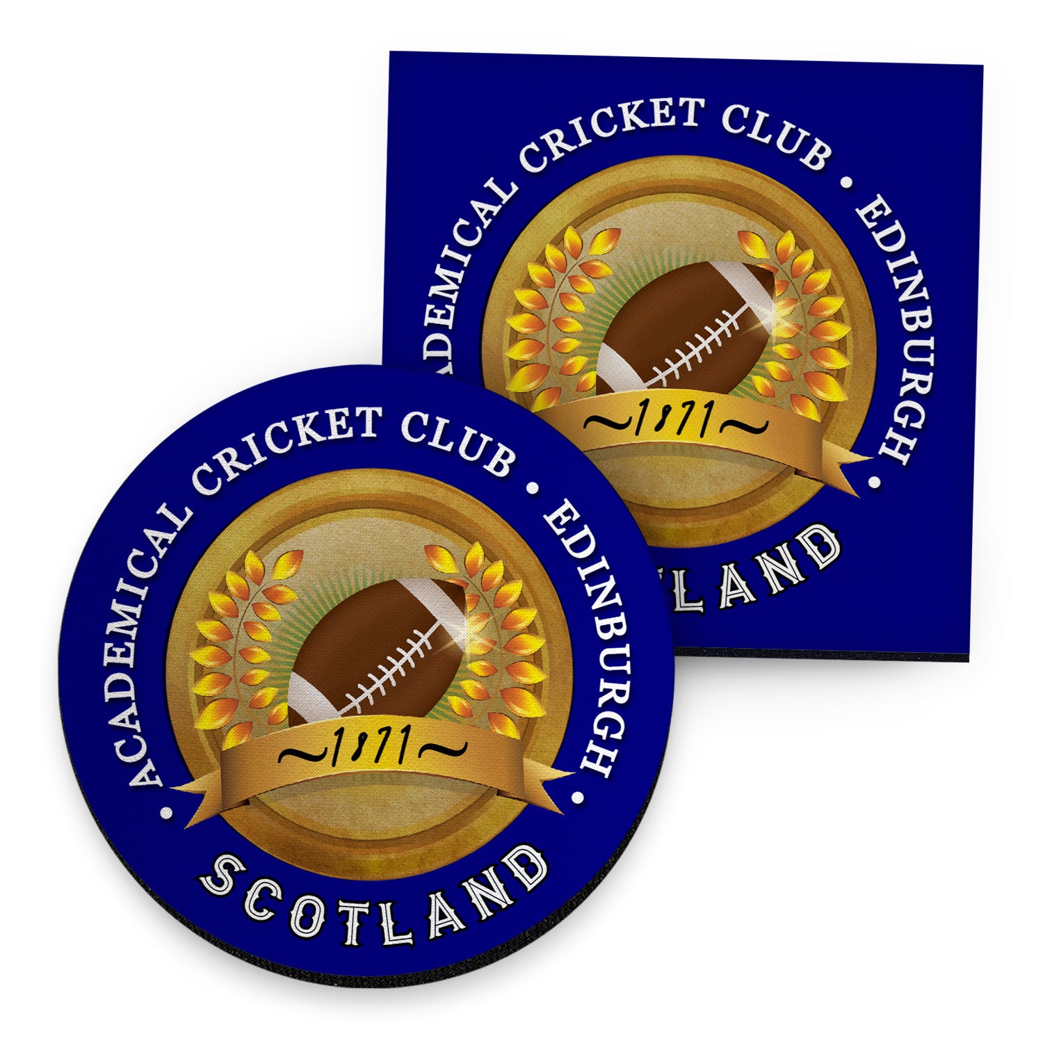 Scotland Rugby Union 1871 - Coaster - Circle or Square