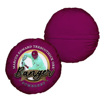 Somerset Cricket Banger  - Legend Collection - Circle Cushion 14