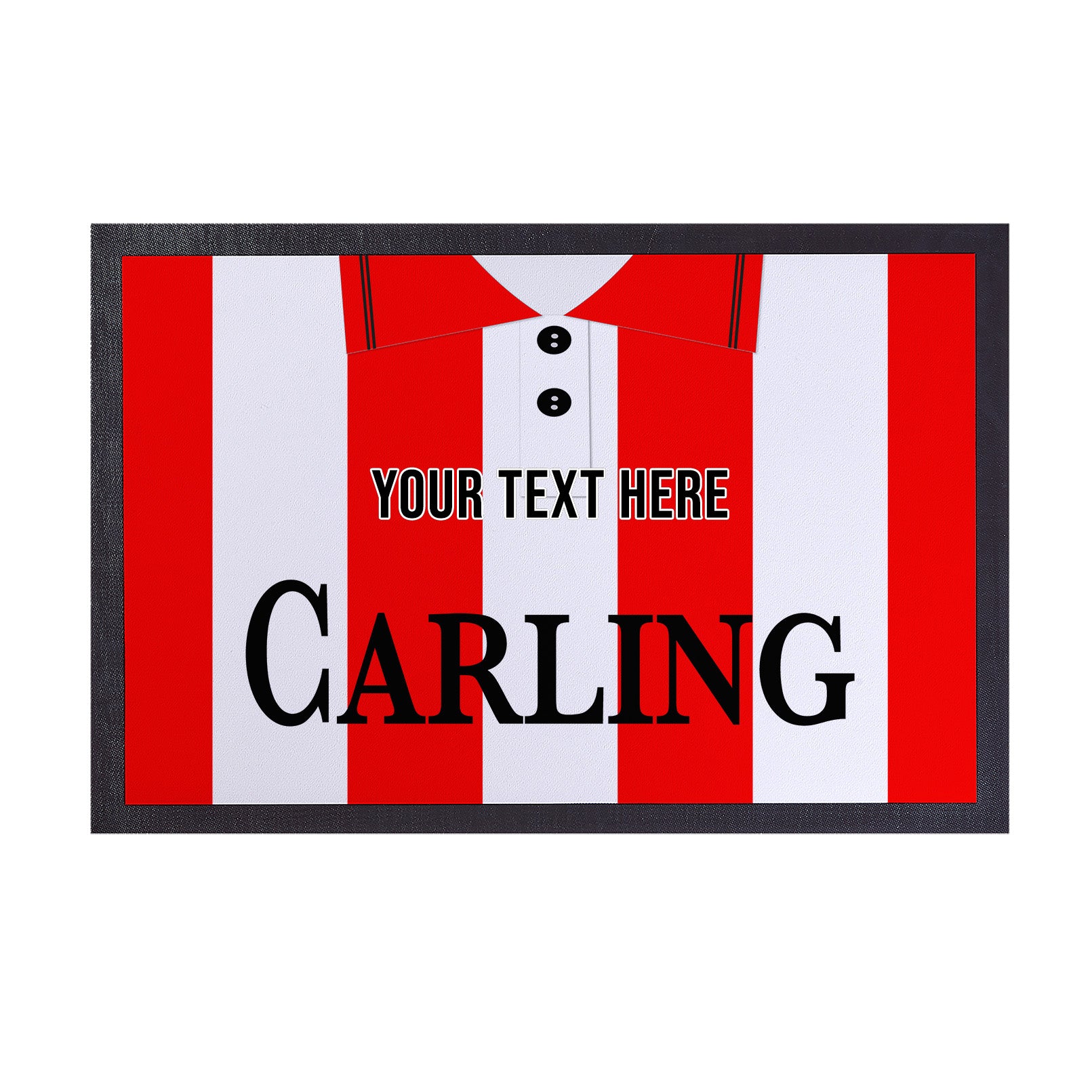 Stoke - 1994 Home Shirt - Personalised Retro Door Mat - 60cm x 40cm