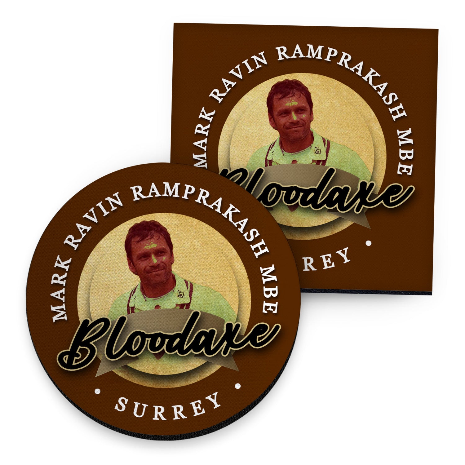 SURREY Bloodaxe  - Cricket Coaster - Circle or Square