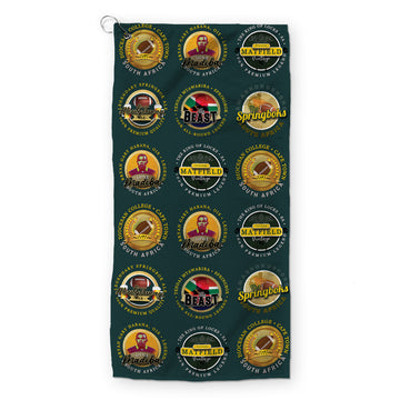 South Africa Rugby Union - Legend Collection  - Golf Towel