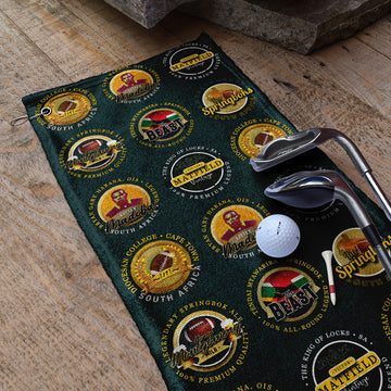 South Africa Rugby Union - Legend Collection  - Golf Towel