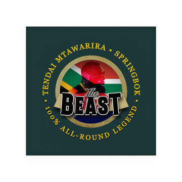 South Africa Rugby Union Beast - Coaster - Circle or Square