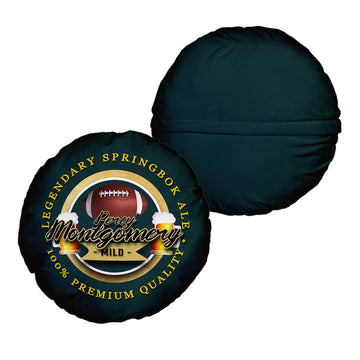 South AFRICA Rugby Union Montgomery  - Legend Collection - Circle Cushion 14