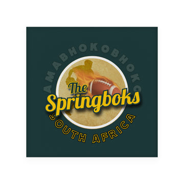 South Africa Rugby Union Springboks - Coaster - Circle or Square