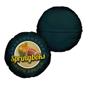 South AFRICA Rugby Union Springboks - Legend Collection - Circle Cushion 14