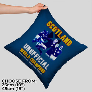 Scotland 1967 World Champions Cushion - Two Sizes