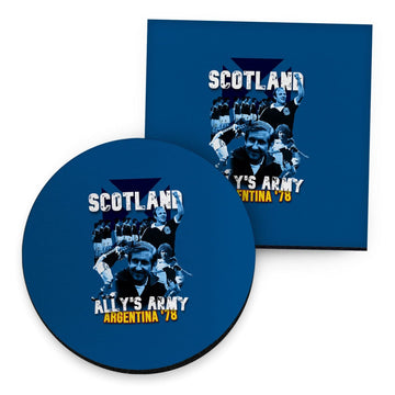 Scotland 1978 Argentina - Drinks Coaster - Square Or Circle