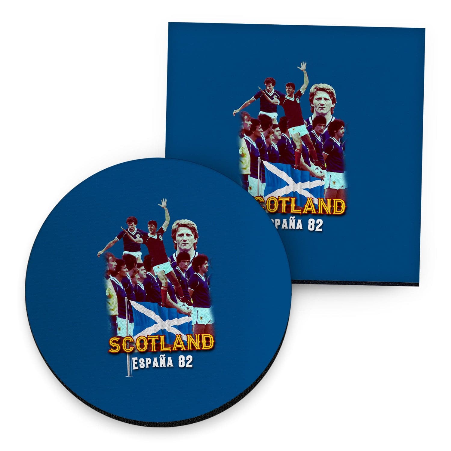 Scotland 1982 World Champions - Drinks Coaster - Square Or Circle