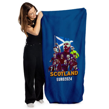 Scotland 2024 Euros Beach Towel - 150cm x 75cm