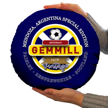 Scotland Gemmill  - Legend Collection - Circle Cushion 14